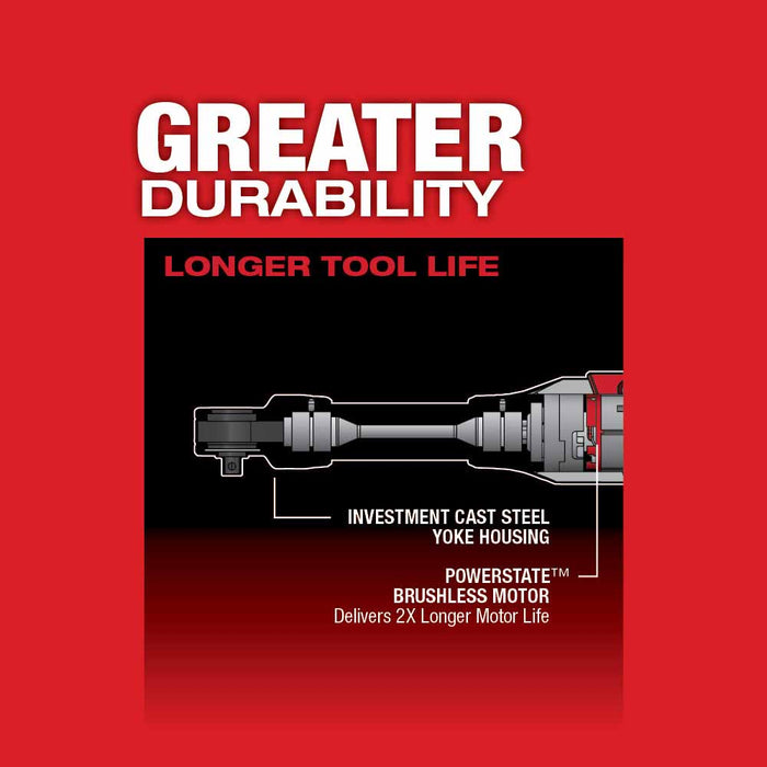 Milwaukee 2559-21 M12 FUEL 1/4" Extended Reach Ratchet 1 Battery Kit - My Tool Store