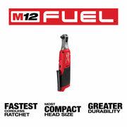 Milwaukee 2567-20 M12 FUEL™ 3/8" High Speed Ratchet (Bare Tool)
