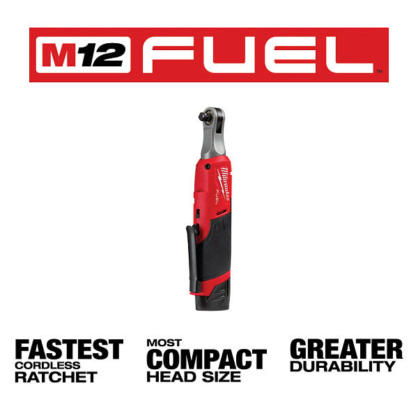 Milwaukee 2567-22 M12 FUEL™ 3/8" High Speed Ratchet (Kit)