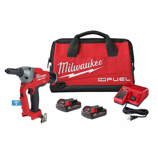 Milwaukee 2660-22CT M18 FUEL™ 1/4" Blind Rivet Tool w/ ONE-KEY™ Kit - My Tool Store
