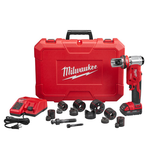 Milwaukee 2677-21 M18 FORCE LOGIC 6T Knockout Tool 1/2" - 2" Kit - My Tool Store