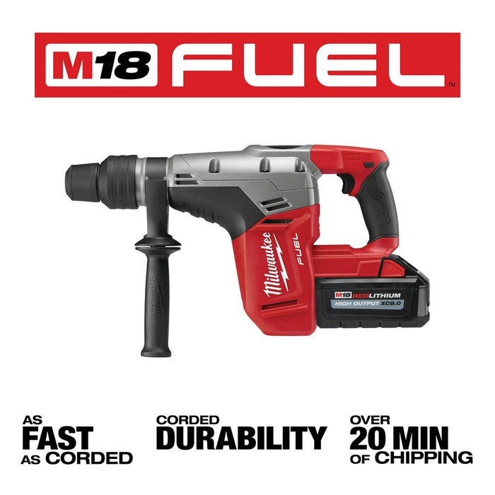 Milwaukee 2717-22HD M18 FUEL 1-9/16" SDS Max Rotary Hammer Kit with 2 Batteries - My Tool Store