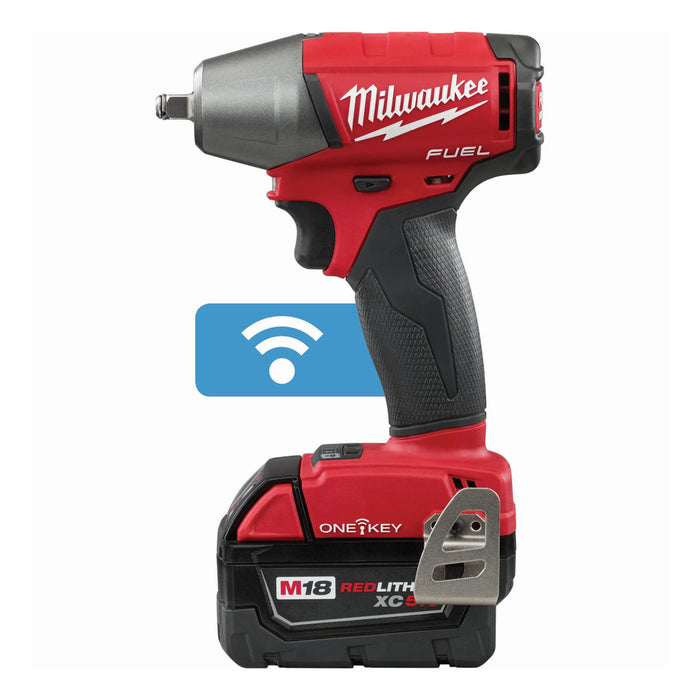 Milwaukee 2758-22 M18 FUEL 3/8" Compact Impact Wrench with Friction Ring with ONE-KEY Kit - My Tool Store