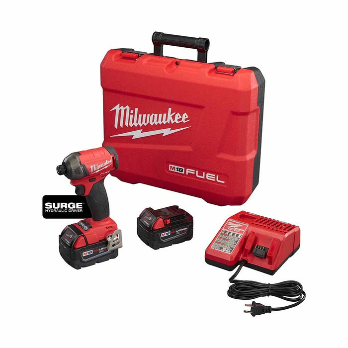 Milwaukee 2760-22 M18 FUEL SURGE 1/4" Hex Hydraulic Driver Kit - My Tool Store