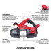 Milwaukee 2829S-20 M18 Fuel Compact Dual-Trigger Band Saw - My Tool Store