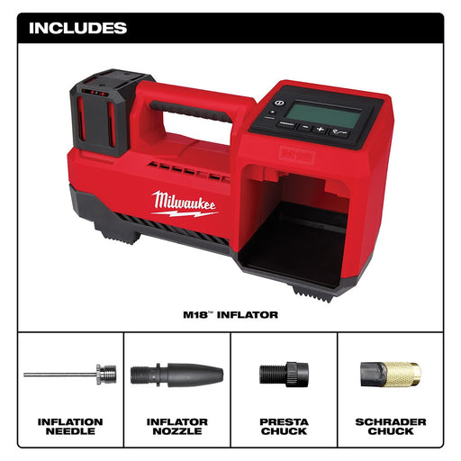 Milwaukee M18 Compact Tire Inflator, Tool Only - My Tool Store