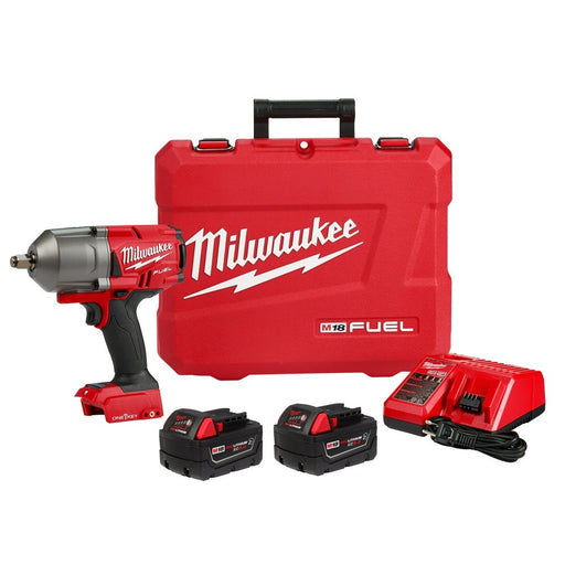 Milwaukee 2863-22R M18 FUEL w/ ONE-KEY High Torque Impact Wrench 1/2" Friction Ring Kit - My Tool Store