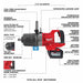 Milwaukee 2868-22HD M18 FUEL 1" D-Handle High Torque Impact Wrench w/ ONE-KEY Kit - My Tool Store