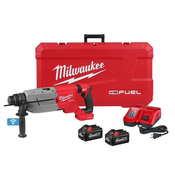 Milwaukee 2916-22 M18 FUEL 1-1/4" SDS Plus D-Handle Rotary Hammer Kit w/ ONE-KEY