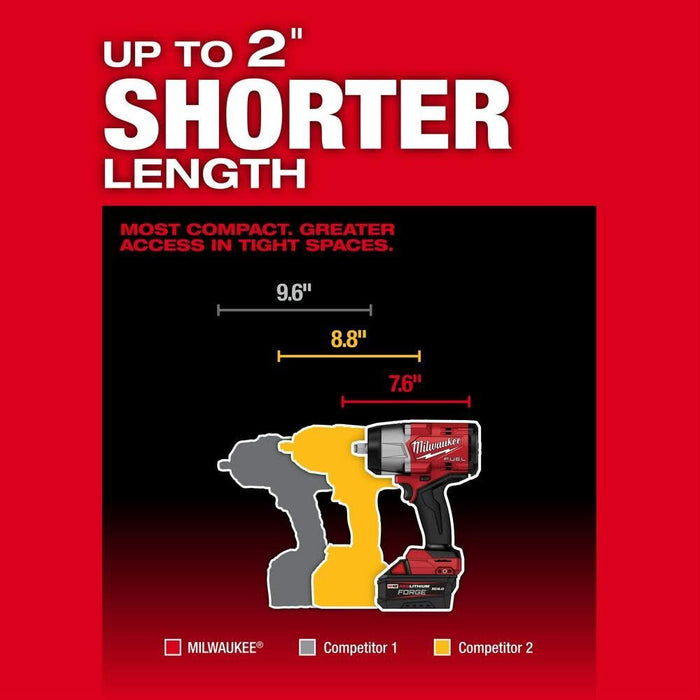 Milwaukee 2967-20 M18 FUEL 1/2" High Torque Impact Wrench w/ Friction Ring - My Tool Store