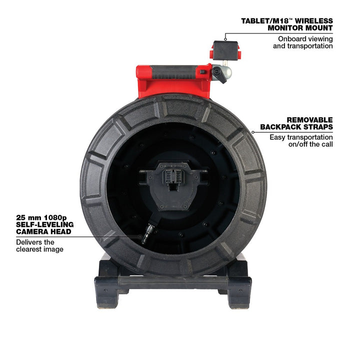 Milwaukee 2973-20 M18 120’ Pipeline Inspection Camera Reel System