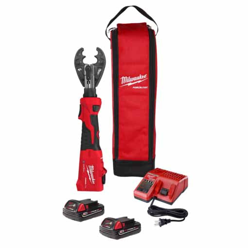 Milwaukee 2978-22O M18™ FORCE LOGIC™ 6T Linear Utility Crimper Kit w/ O-D3 Jaw  (2978-220) - My Tool Store