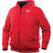 Milwaukee 302R-20 M12 Heated Hoodie Only, Red - My Tool Store