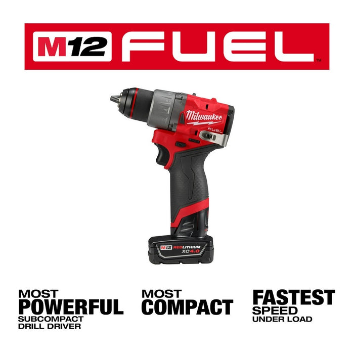 Milwaukee 3403-22 M12 FUEL 1/2" Drill/Driver Kit - My Tool Store