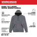 Milwaukee 351G-XL Midweight Pullover Hoodie Gray XL - My Tool Store