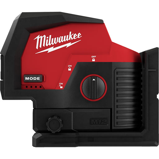 Milwaukee 3622-20 M12™ Green Cross Line and Plumb Points Laser - My Tool Store