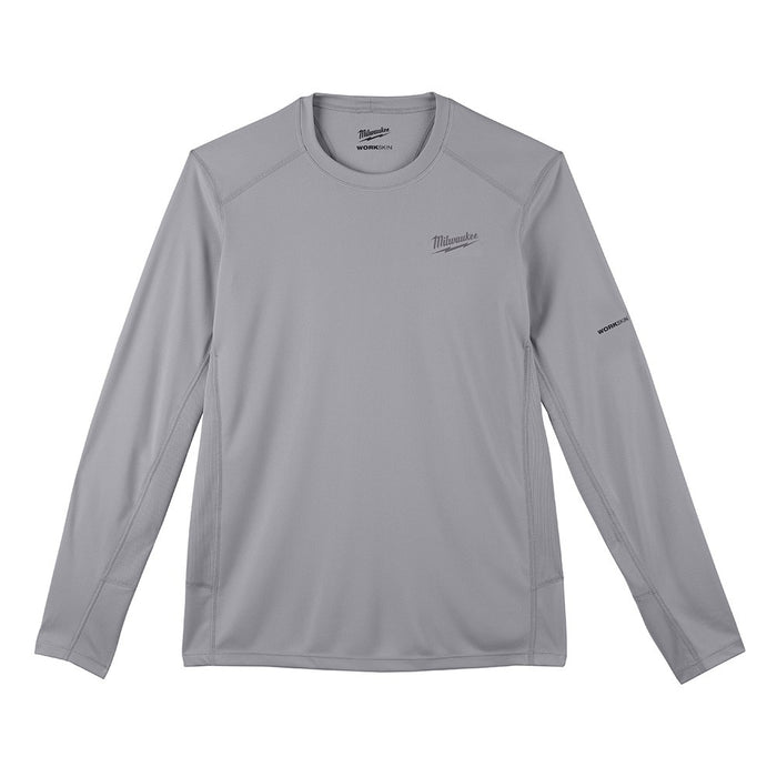 Milwaukee 415G-S WORKSKIN Lightweight Performance Long Sleeve Shirt- Gray, S - My Tool Store