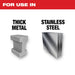 Milwaukee 48-00-5201 6" 7TPI Torch Metal Cutting Sawzall Blade with Carbide Teeth - My Tool Store