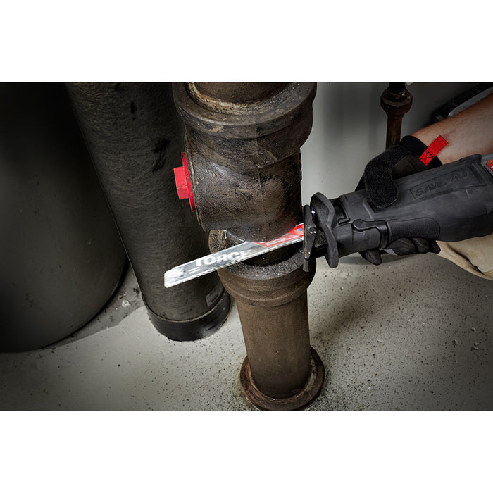 Milwaukee 48-00-5202 9" 7TPI Torch Metal Cutting Sawzall Blade with Carbide Teeth - My Tool Store