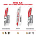 Milwaukee 48-00-5221 AX Sawzall Blade With Carbide Teeth, 6" 5T - My Tool Store