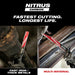 Milwaukee 48-00-5261 6" 7TPI The TORCH with NITRUS CARBIDE for CAST IRON 1PK - My Tool Store