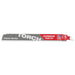 Milwaukee 48-00-5502 9" 7TPI Torch Metal Cutting Sawzall Blade with Carbide Teeth, 5 Pack - My Tool Store
