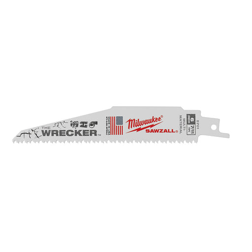 Milwaukee 48-00-8701 WRECKER Multi-Material SAWZALL Blade 6" 7/11TPI 25 Pack - My Tool Store
