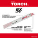 Milwaukee 48-01-7712 6" 10 TPI The Torch SAWZALL Blades, 100 Pack - My Tool Store