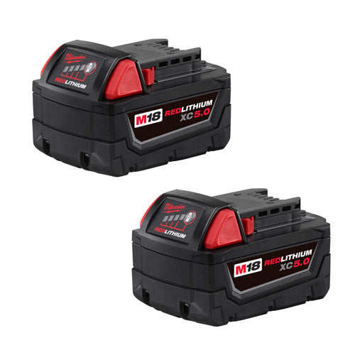 Milwaukee 48-11-1852 M18 REDLITHIUM XC 5.0 Extended Capacity Battery 2 Pack - My Tool Store