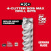 Milwaukee 48-20-3965 SDS Max 4CT MX4 1-1/8" x 8" x 13" - My Tool Store