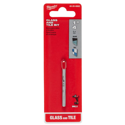 Milwaukee 48-20-8982 1/4" Glass and Tile Bit - My Tool Store