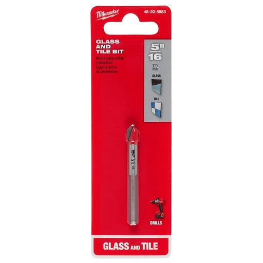 Milwaukee 48-20-8983 5/16" Glass and Tile Bit - My Tool Store