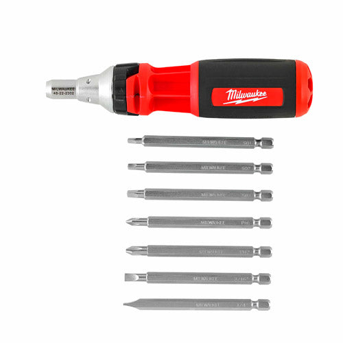 Milwaukee 48-22-2322 9-in-1 Square Drive Ratcheting Multi-bit Driver - My Tool Store