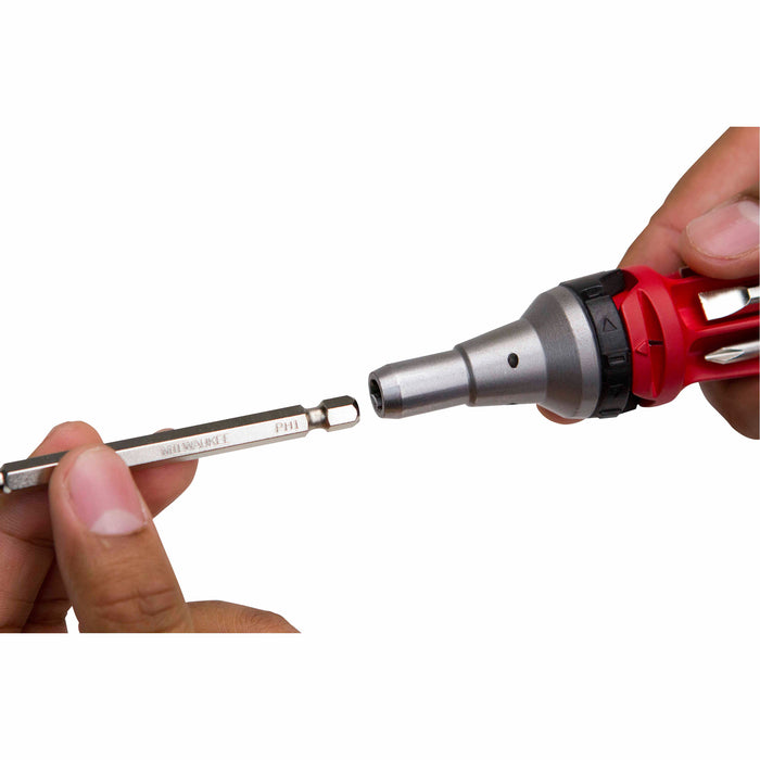 Milwaukee 48-22-2322 9-in-1 Square Drive Ratcheting Multi-bit Driver