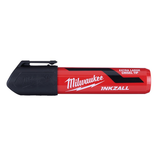 Milwaukee 48-22-3265 INKZALL Extra Large Chisel Tip Black Marker, 12 Pack - My Tool Store