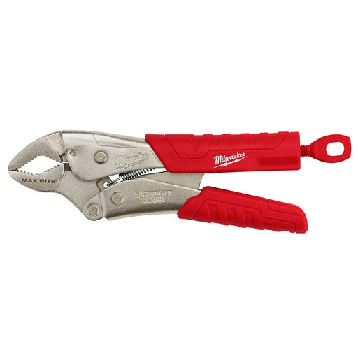 Milwaukee 48-22-3707 7"  CURVED JAW LOCKING PLIERS WITH MAXBITE AND DURABLE GRIP - My Tool Store