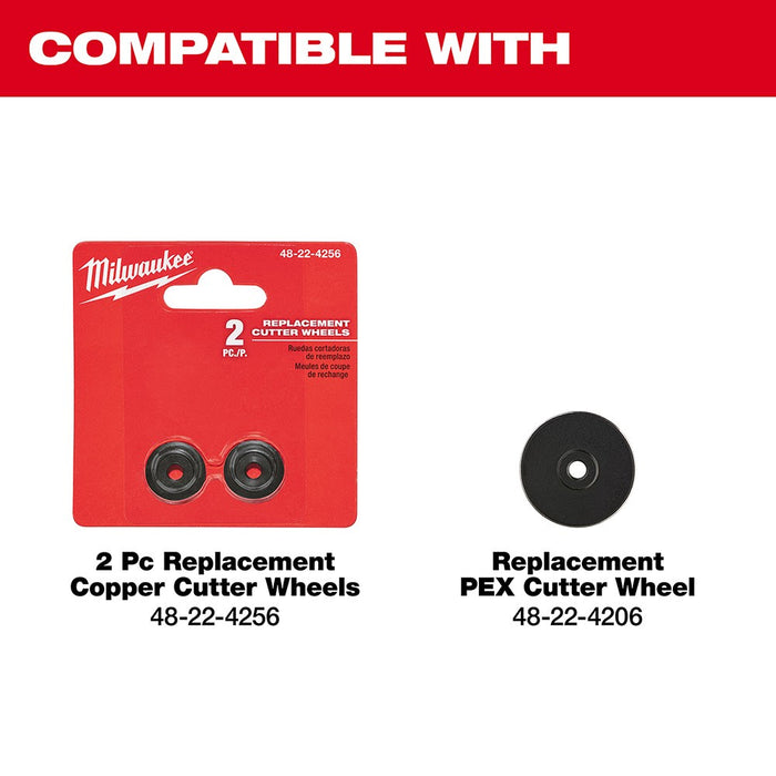 Milwaukee 48-22-4254 3-1/2" Quick Adjust Copper Tubing Cutter - My Tool Store