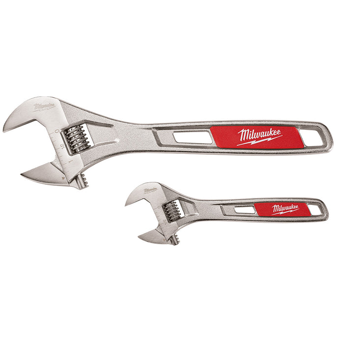 Milwaukee 48-22-7400 6" & 10" Adjustable Wrench Set - My Tool Store