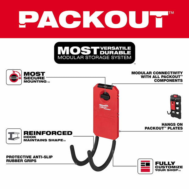 Milwaukee 48-22-8331 PACKOUT Shop Storage 6" Curved Hook