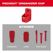 Milwaukee 48-22-8336 PACKOUT Shop Storage Organizer Cup