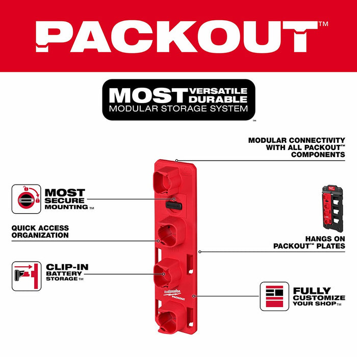 Milwaukee 48-22-8338 PACKOUT Shop Storage M12 Battery Holder - My Tool Store