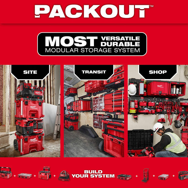 Milwaukee 48-22-8339 PACKOUT Shop Storage M18 Battery Rack