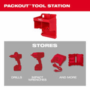 Milwaukee 48-22-8343 PACKOUT Shop Storage Tool Station