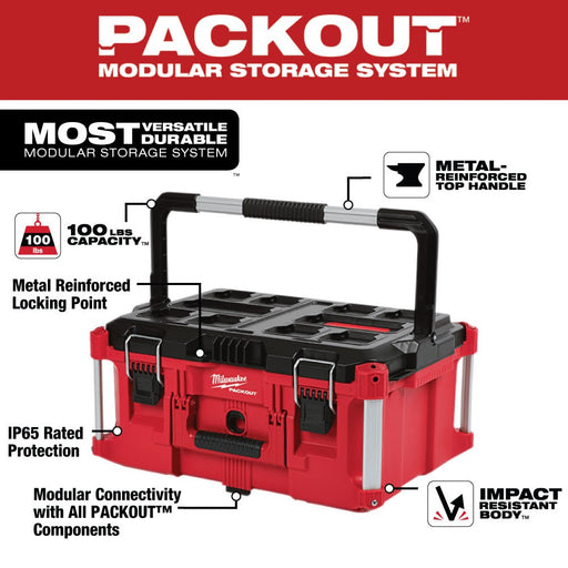 Milwaukee 48-22-8425 PACKOUT Large Tool box - My Tool Store