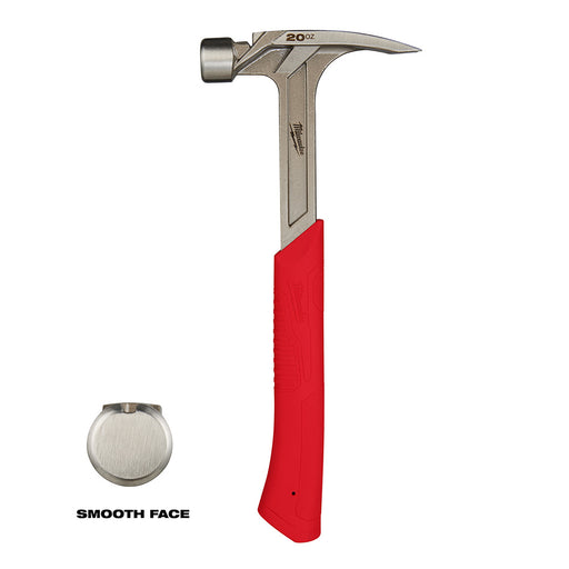 Milwaukee 48-22-9020 20oz Smooth Face Rip Claw Hammer - My Tool Store