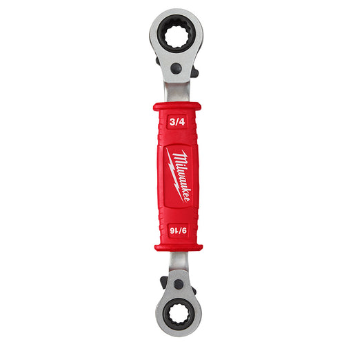 Milwaukee 48-22-9212 Lineman’s 4-in-1 Insulated Ratcheting Box Wrench - My Tool Store