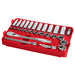 Milwaukee  48-22-9481 3/8” 28pc Ratchet and Socket Set in PACKOUT - SAE - My Tool Store