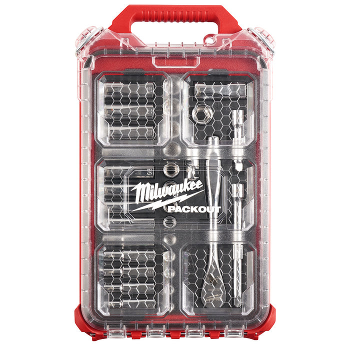 Milwaukee  48-22-9482 3/8” 32pc Ratchet and Socket Set in PACKOUT - Metric