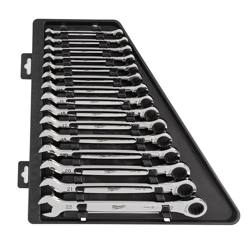 Milwaukee 48-22-9516 15 Piece Ratcheting Combination Wrench Set - Metric - My Tool Store