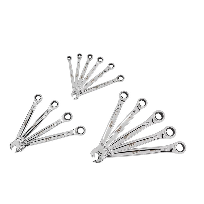 Milwaukee 48-22-9516 15 Piece Ratcheting Combination Wrench Set - Metric - My Tool Store